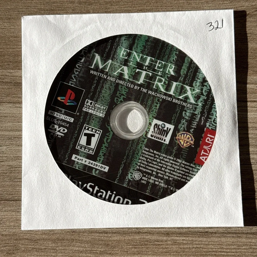 Enter the Matrix (PS2, 2003)‎ DISC ONLY Tested